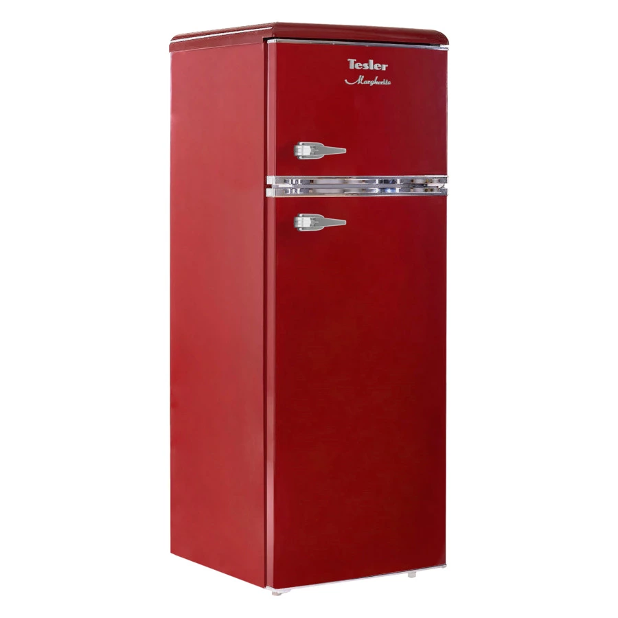 Холодильник двухкамерный TESLER RT-217 RED 212 л, 54,5х57х145 см, класс А+, красный