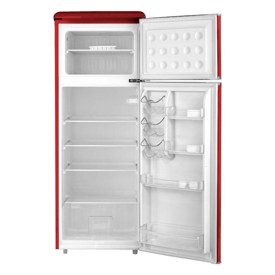 Холодильник двухкамерный TESLER RT-217 RED 212 л, 54,5х57х145 см, класс А+, красный