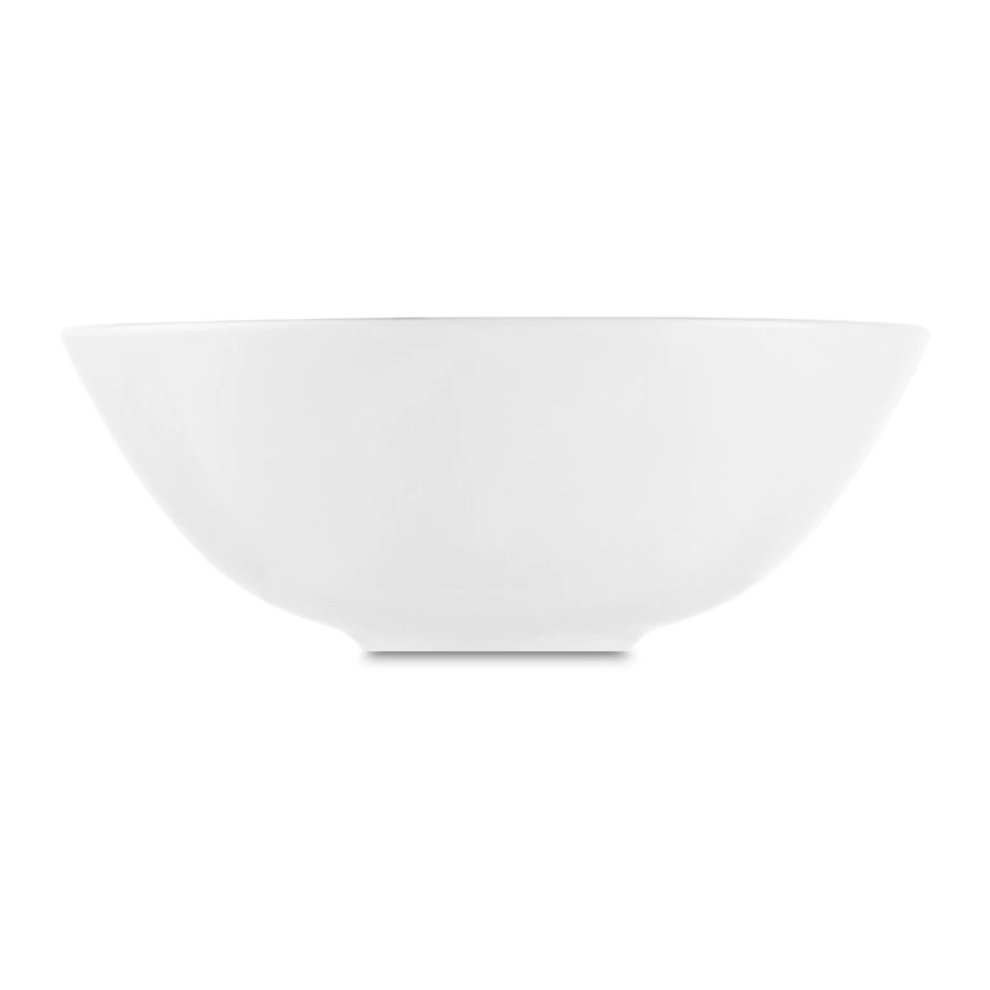 Тарелка суповая Shirokov Скетчбук Стрекоза 460 мл, фарфор костяной