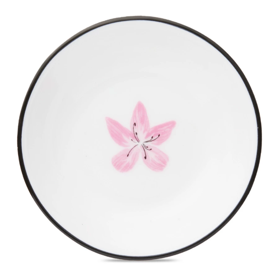 Розетка Shirokov Скетчбук Русполия 8 см, фарфор костяной