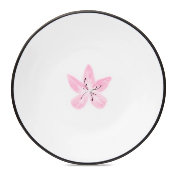 Розетка Shirokov Скетчбук Русполия 8 см, фарфор костяной