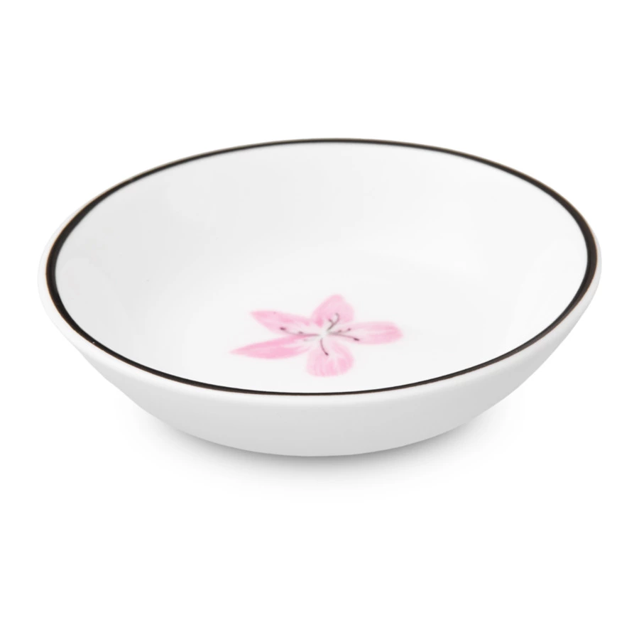 Розетка Shirokov Скетчбук Русполия 8 см, фарфор костяной