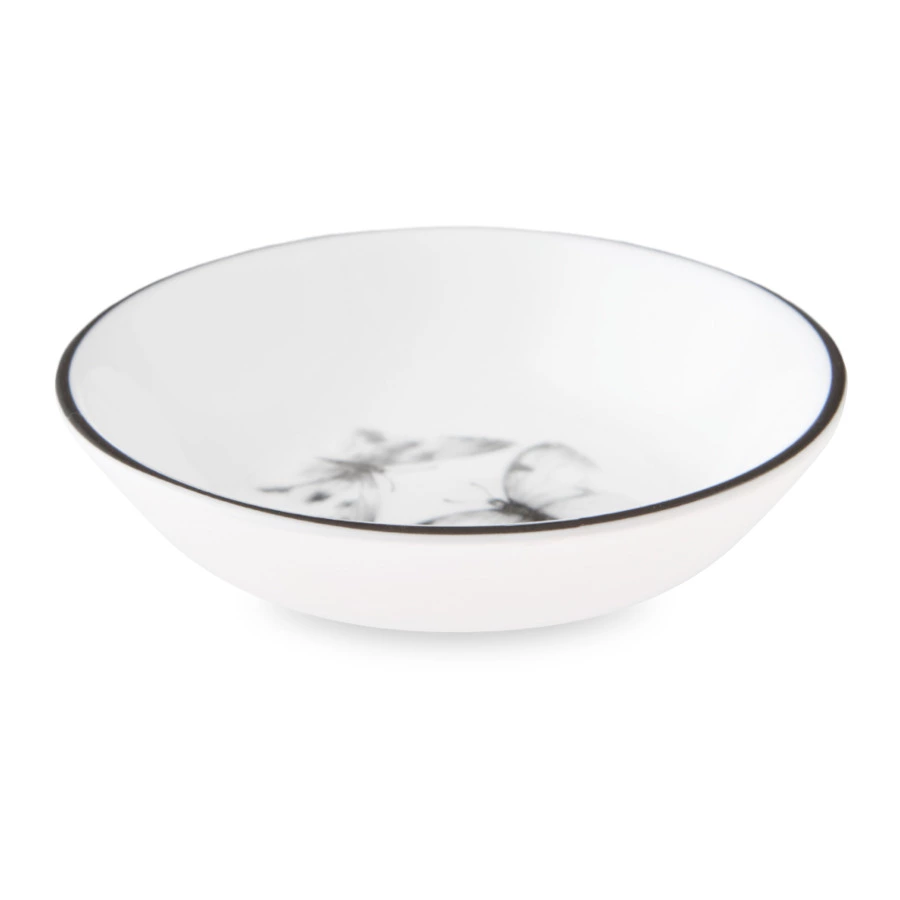 Сервиз столовый Shirokov Скетчбук Бабочки на 4 персоны, 16 предметов, фарфор костяной,  п/к