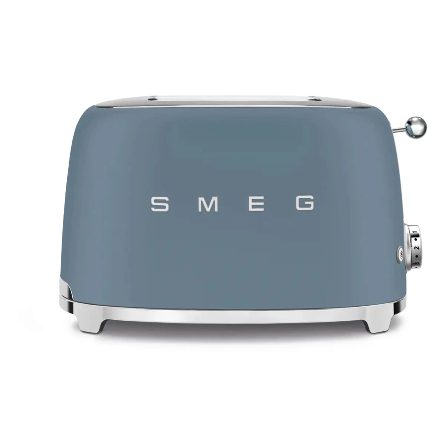 Тостер на 2 ломтика SMEG TSF01SBMEU, 950 Вт, синий шторм матовый