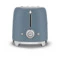Тостер на 2 ломтика SMEG TSF01SBMEU, 950 Вт, синий шторм матовый