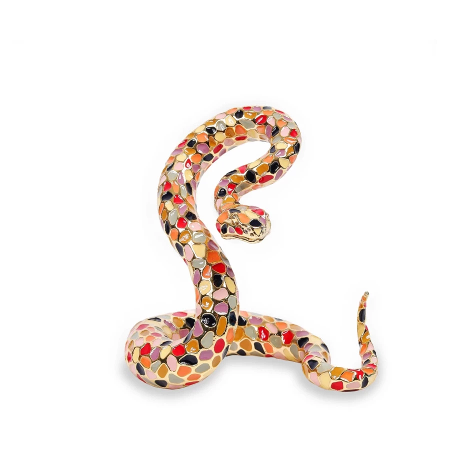 Фигурка Bernes Фреско Змея Танити, латунь, п/к