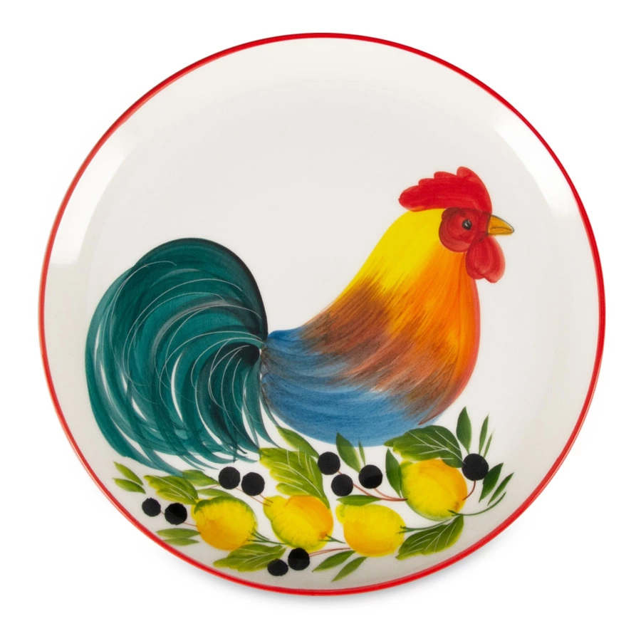 Блюдо Edelweiss Петухи 31 см, керамика