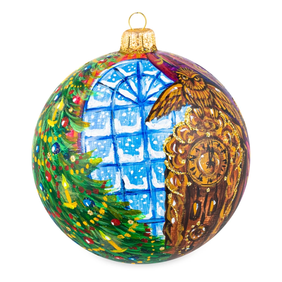 Набор елочных шаров в футляре Bartosh VIP-Щелкунчик 12 см, 4 шт, стекло, п/к-Sale