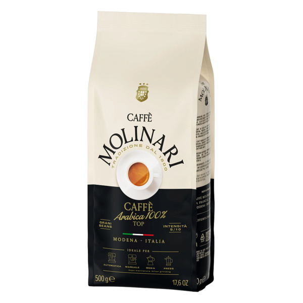 Кофе в зернах Caffe Molinari 100% ARABICA Top 500 г