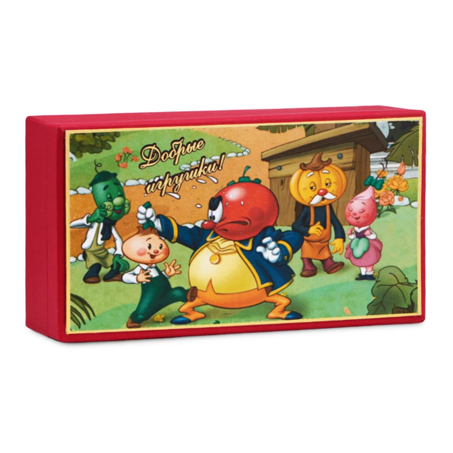 Коробка подарочная Чиполлино на 4 игрушки 27х15х8 см, картон