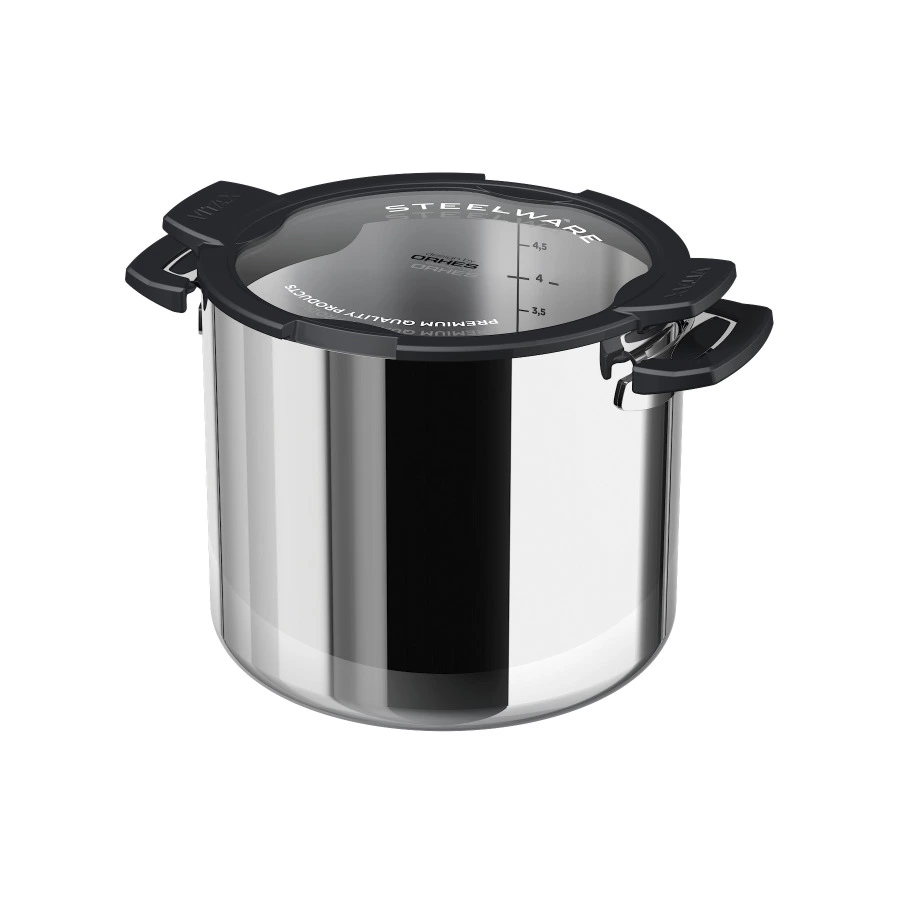 Кастрюля с крышкой Vitax 5 л, сталь нержавеющая-Sale