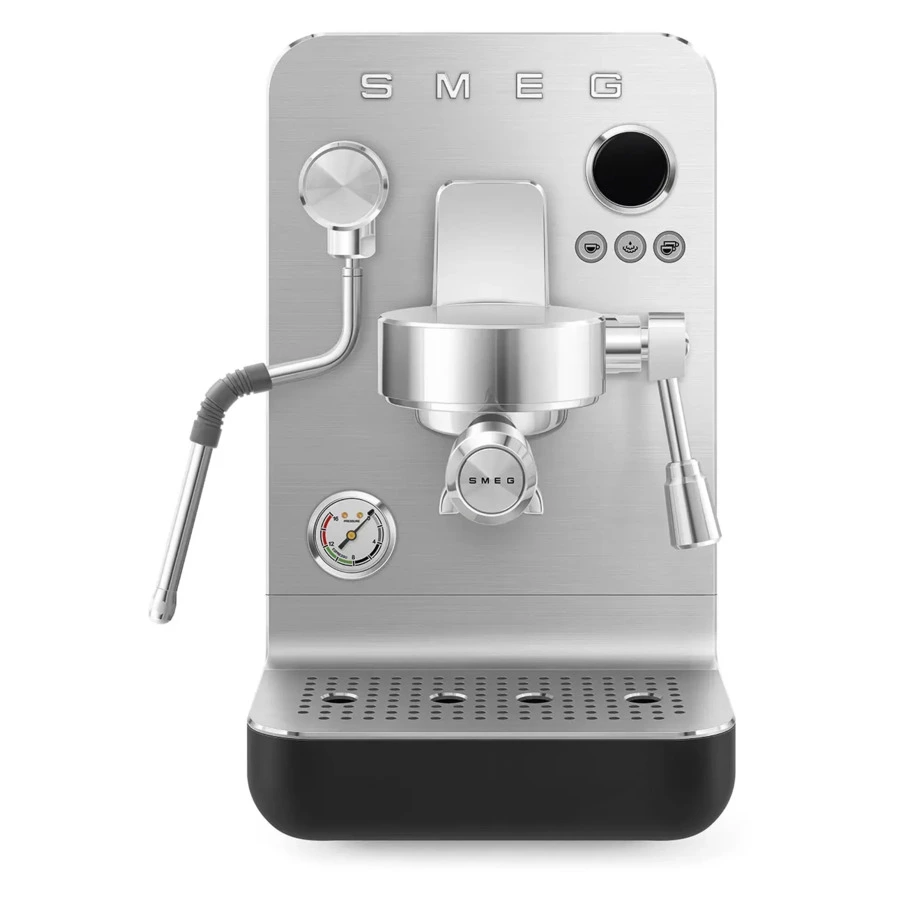 Кофемашина эспрессо рожковая SMEG EMC02BLMEU, цвет черный матовый