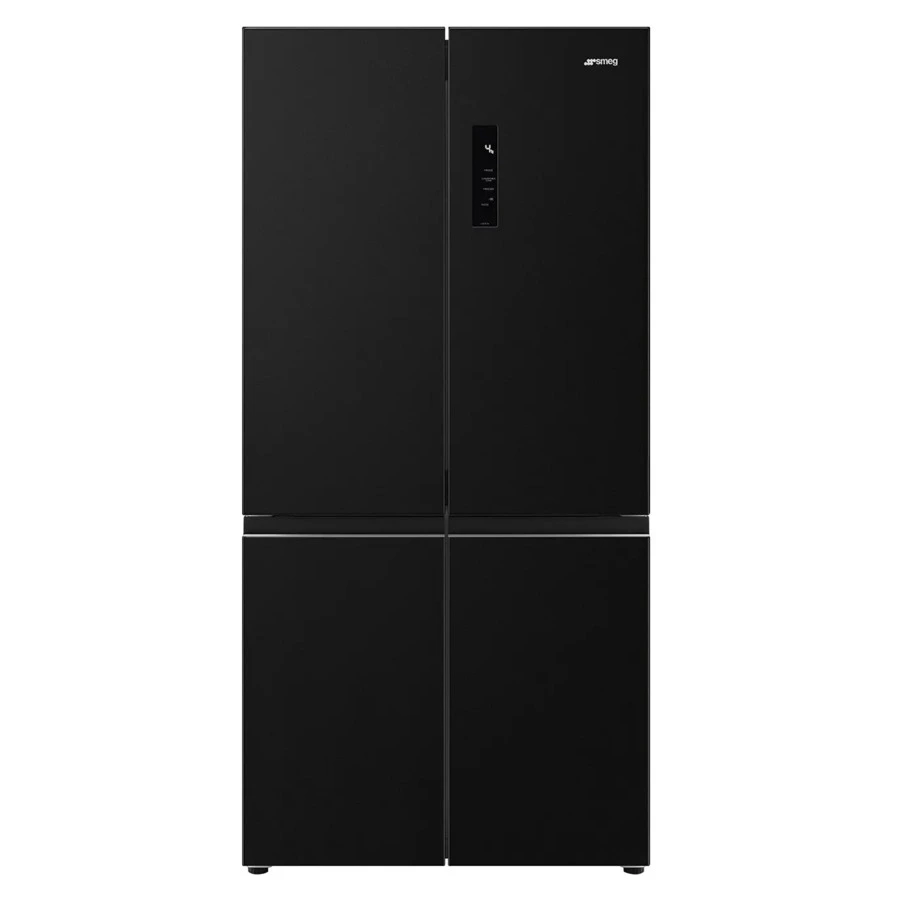 Холодильник отдельностоящий 4-х дверный Side-by-Side SMEG 190,5x91x69 см, 522 л, темная сталь