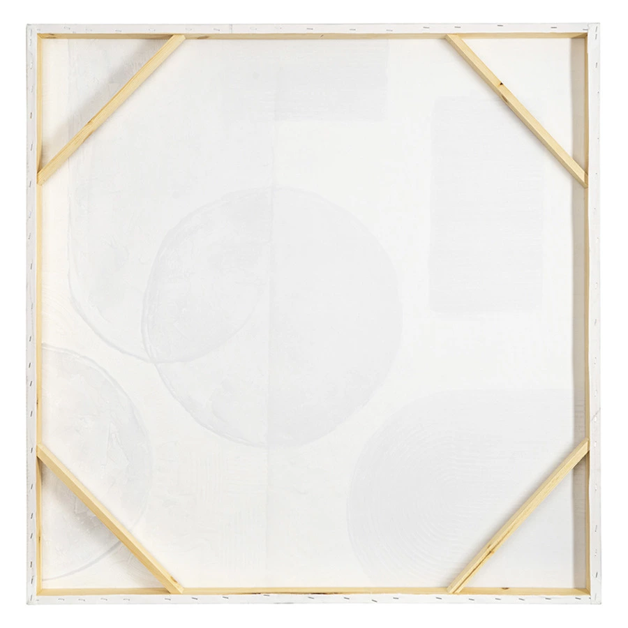 Панно декоративное с ручной росписью Bergenson Bjorn By Feel 100х100 см, черно-белое