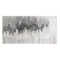 Панно декоративное с ручной росписью Bergenson Bjorn By Feel 140х70 см, черно-белое
