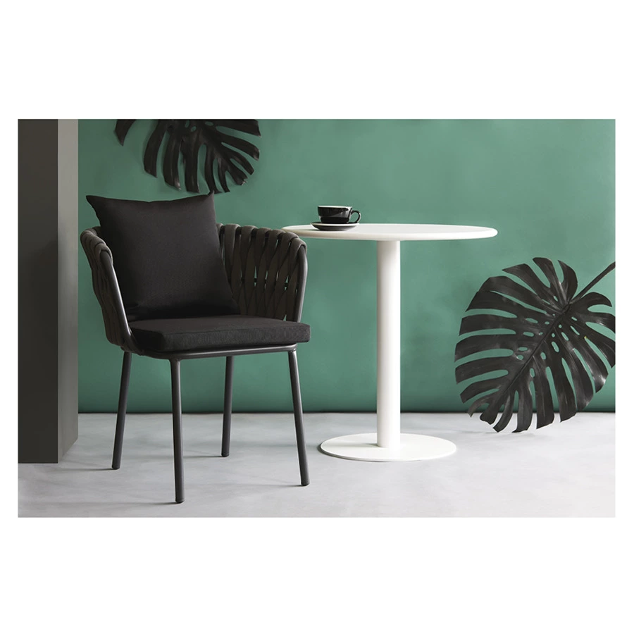 Стул Bergenson Bjorn Braid, серо-черный