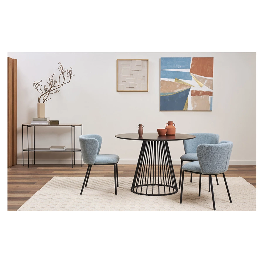 Стул Bergenson Bjorn Foggy, букле, голубая пудра