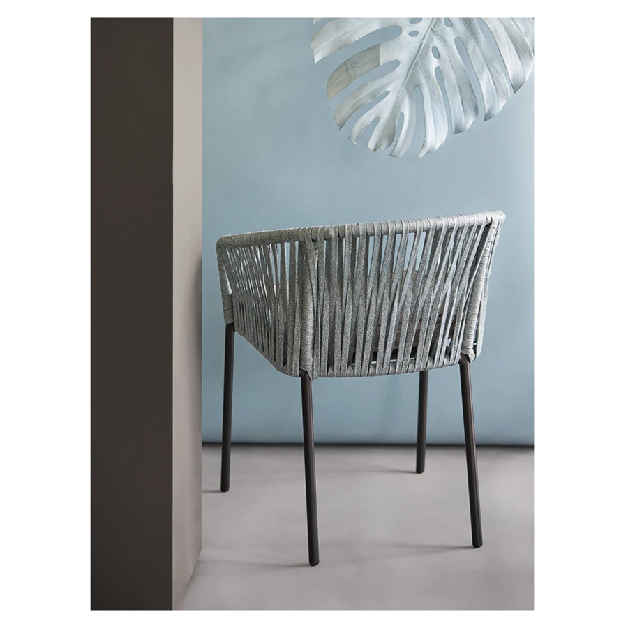 Стул Bergenson Bjorn Reed, черный, серо-голубой