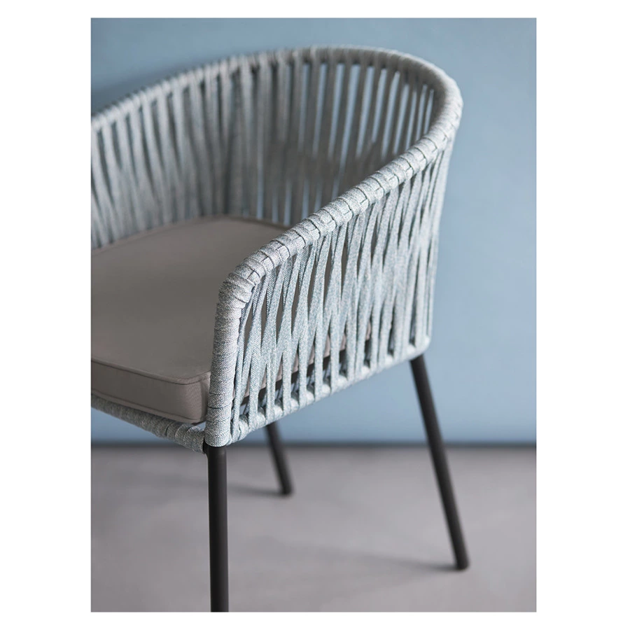 Стул Bergenson Bjorn Reed, черный, серо-голубой