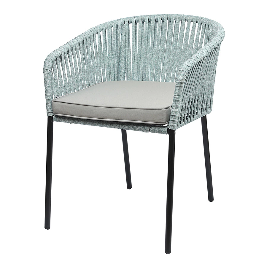 Стул Bergenson Bjorn Reed, черный, серо-голубой