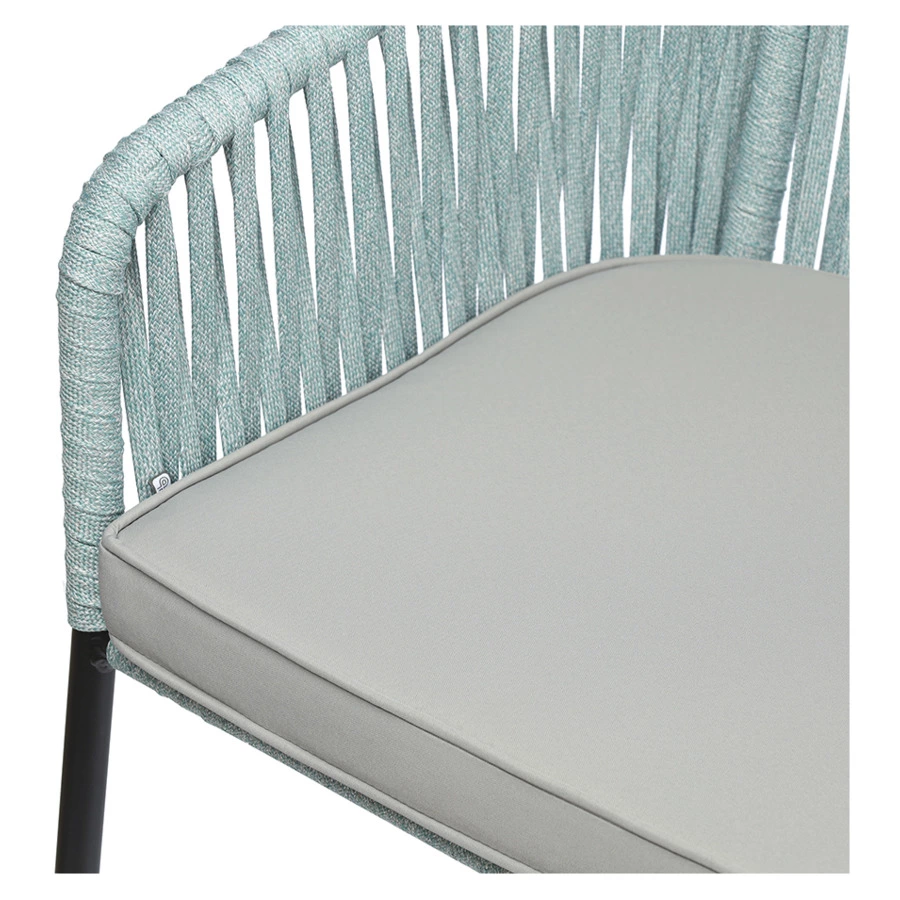 Стул Bergenson Bjorn Reed, черный, серо-голубой