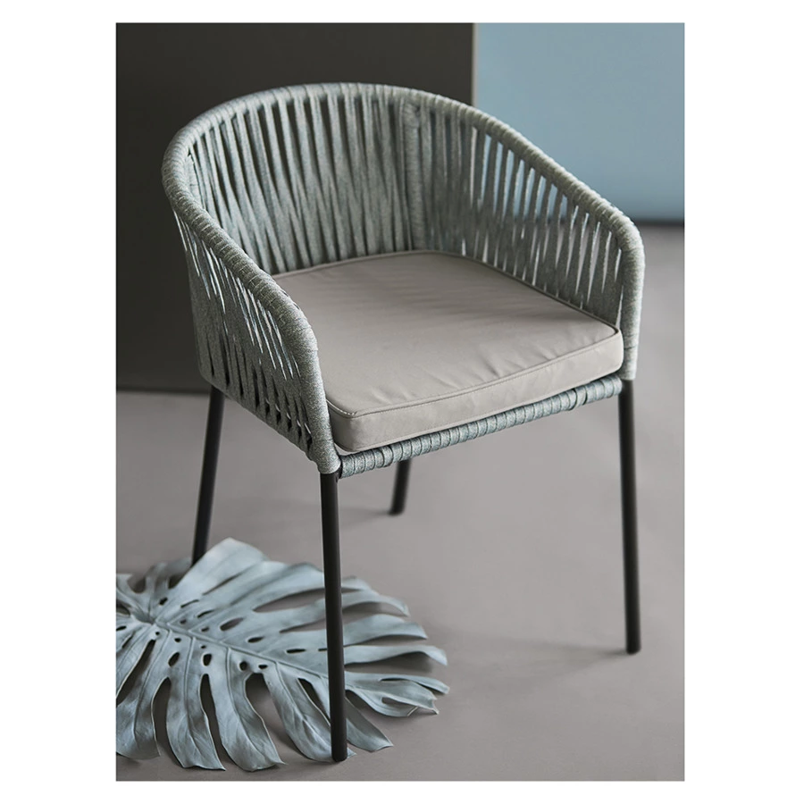 Стул Bergenson Bjorn Reed, черный, серо-голубой