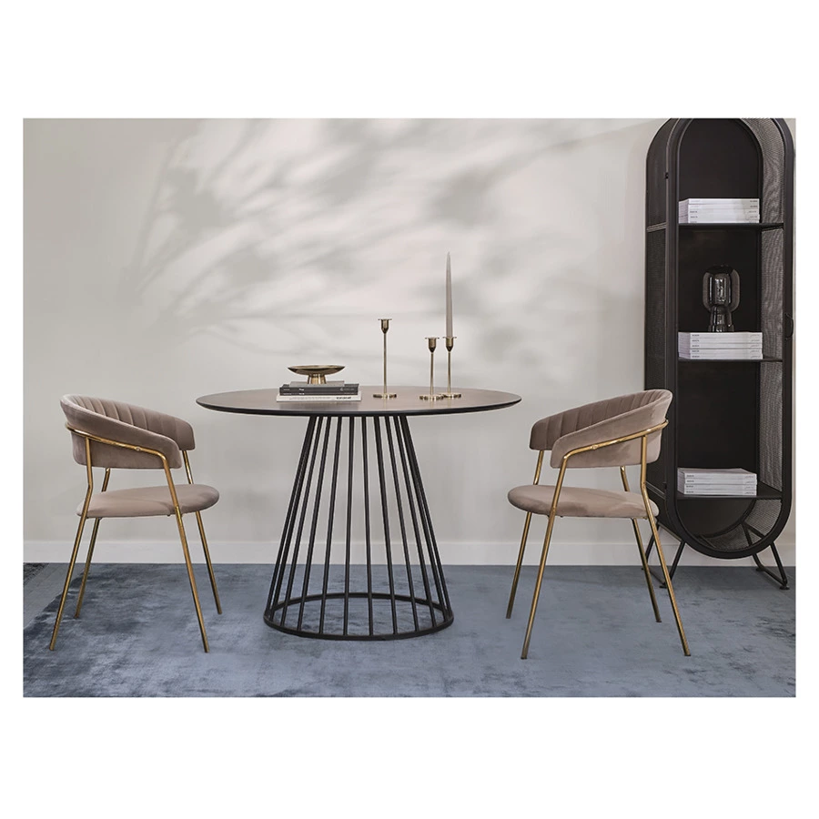 Стул Bergenson Bjorn Stefany, велюр, серый