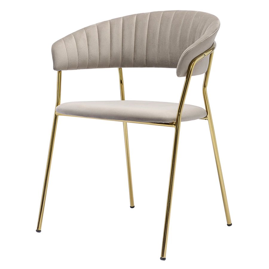 Стул Bergenson Bjorn Stefany, велюр, серый