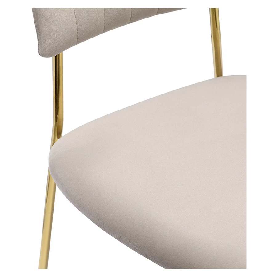 Стул Bergenson Bjorn Stefany, велюр, серый