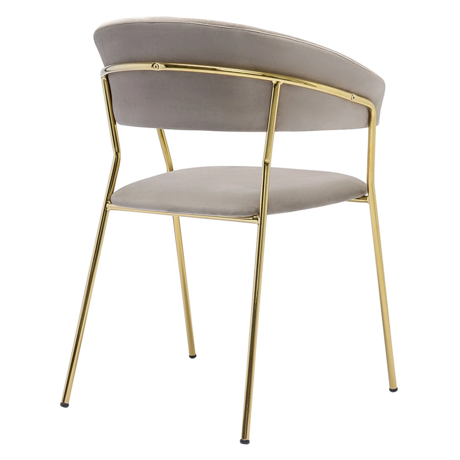 Стул Bergenson Bjorn Stefany, велюр, серый