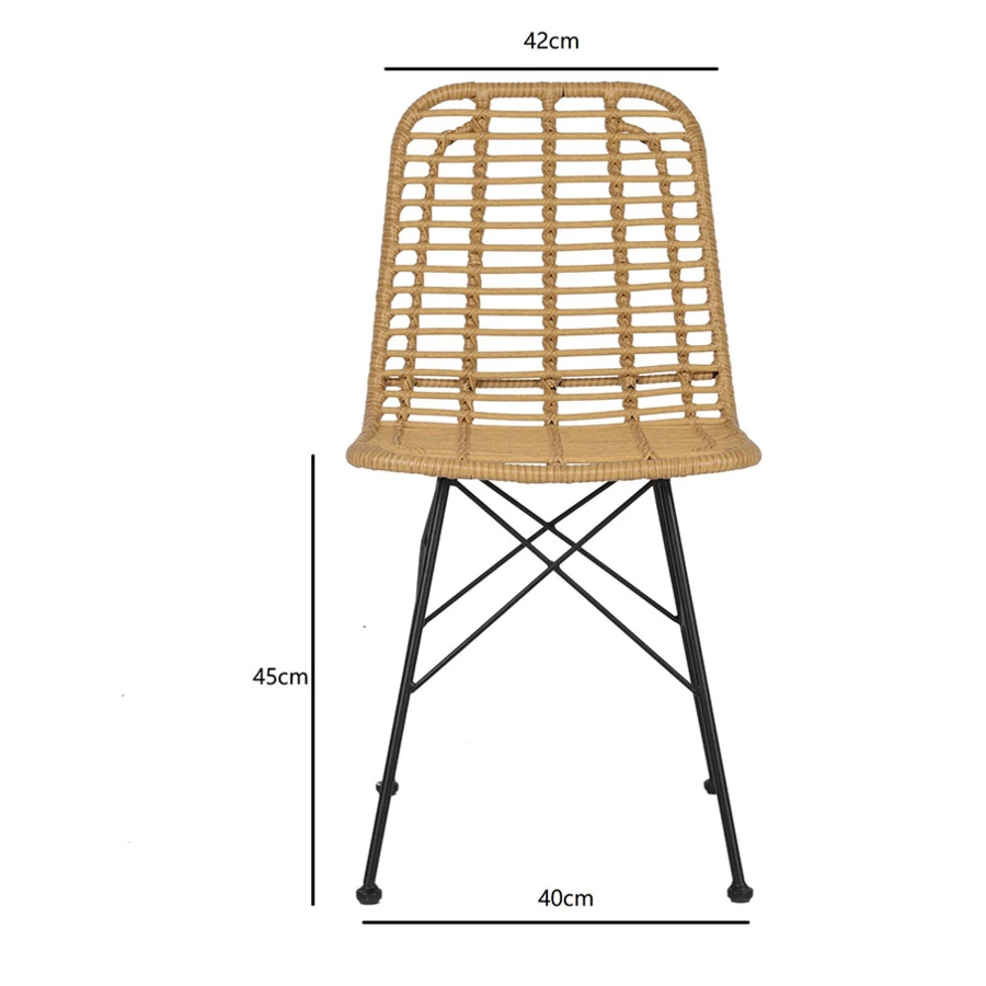 Стул Bergenson Bjorn Vetle Flat, ротанг