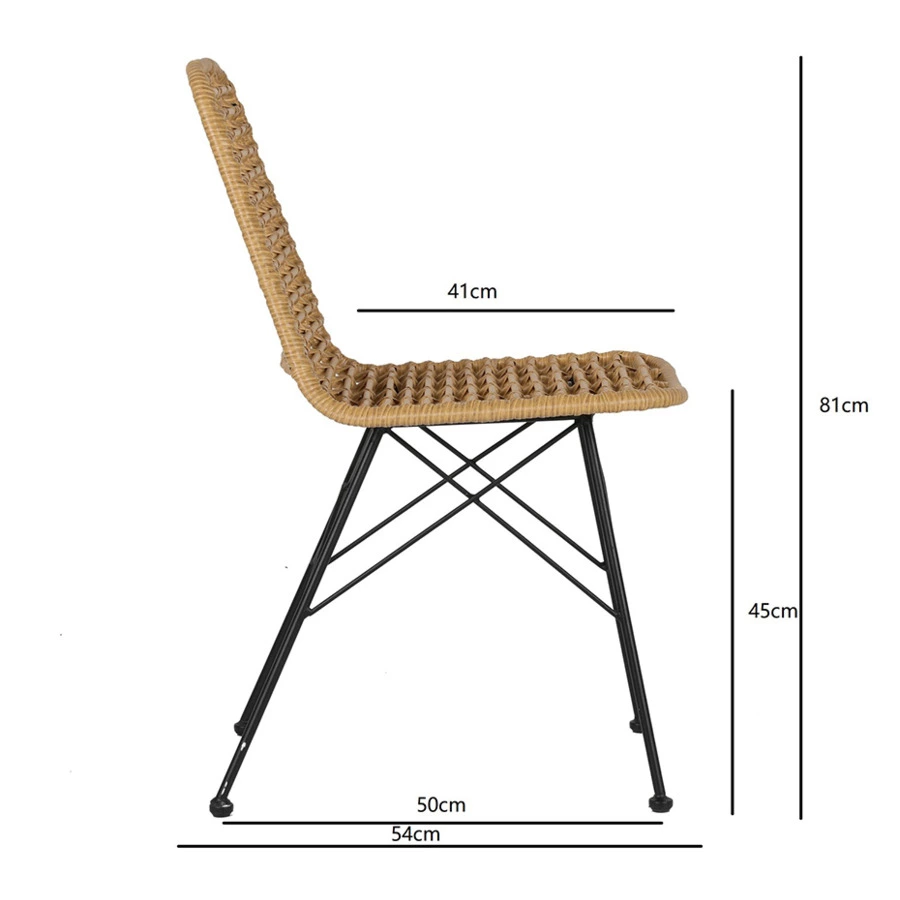 Стул Bergenson Bjorn Vetle Flat, ротанг