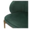 Стул барный Bergenson Bjorn Coral, велюр, темно-зеленый