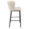 Стул барный Bergenson Bjorn Foggy, букле, молочный