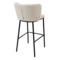 Стул барный Bergenson Bjorn Foggy, букле, молочный