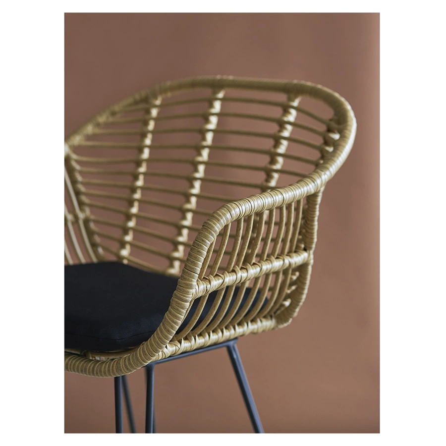 Стул полубарный Bergenson Bjorn Vetle Bent, ротанг