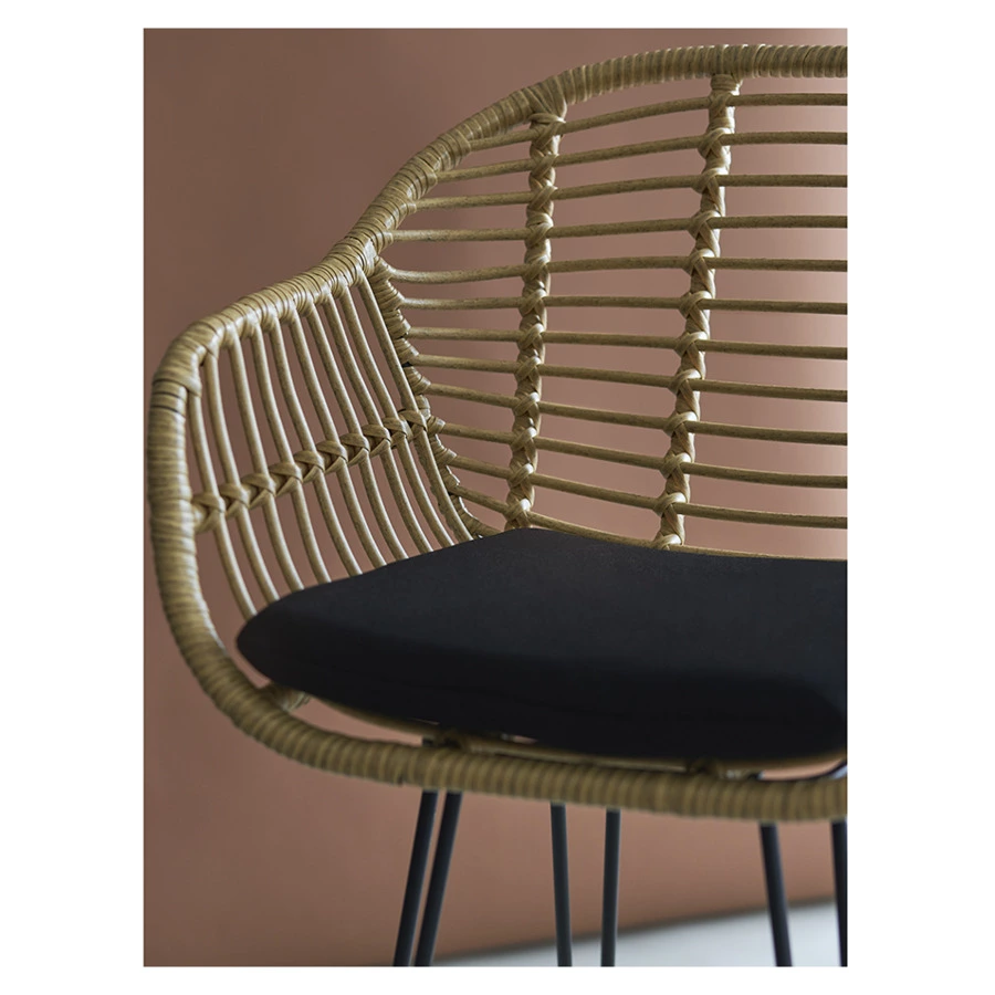 Стул полубарный Bergenson Bjorn Vetle Bent, ротанг