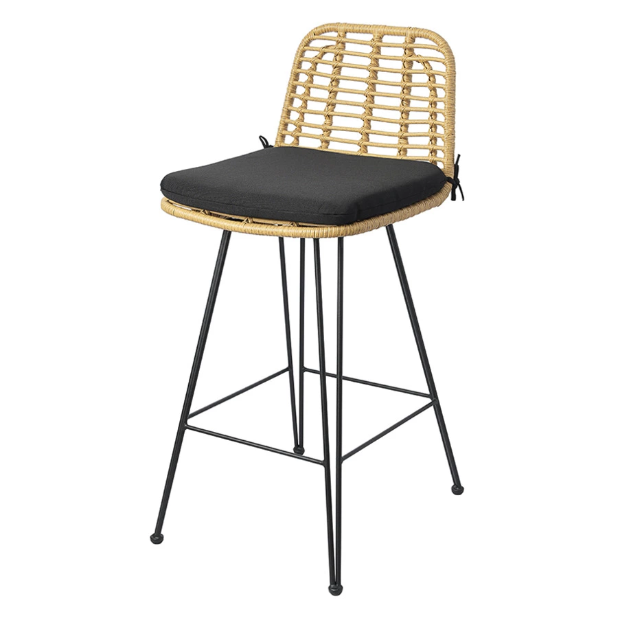 Стул полубарный Bergenson Bjorn Vetle Flat, ротанг