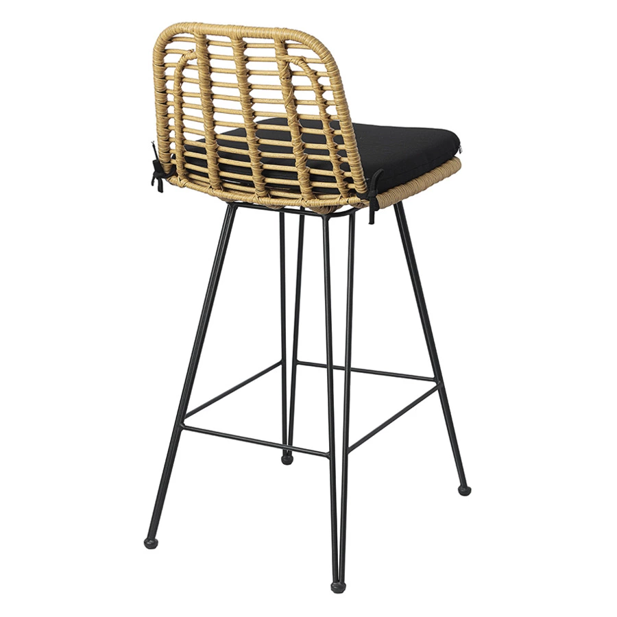 Стул полубарный Bergenson Bjorn Vetle Flat, ротанг