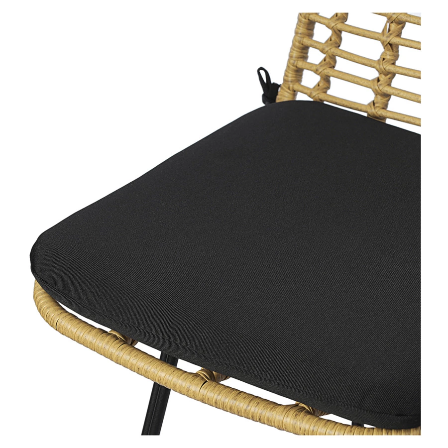 Стул полубарный Bergenson Bjorn Vetle Flat, ротанг