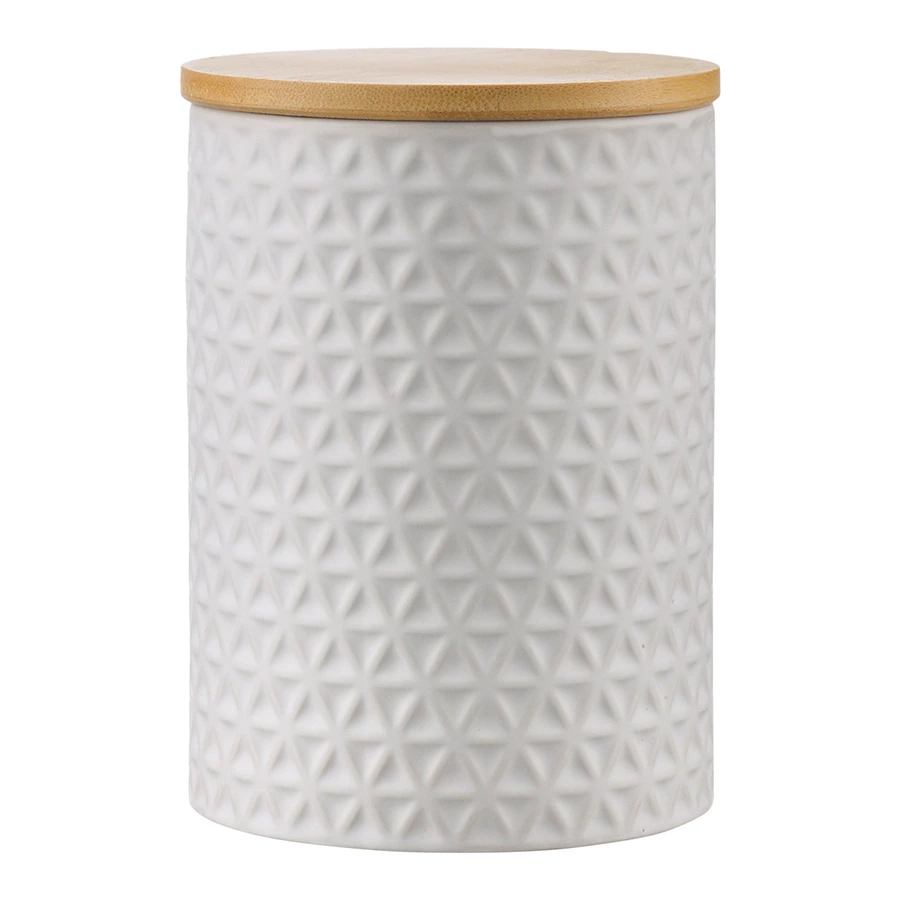 Банка для хранения Liberty Jones Farah 900 мл, белая, керамическая