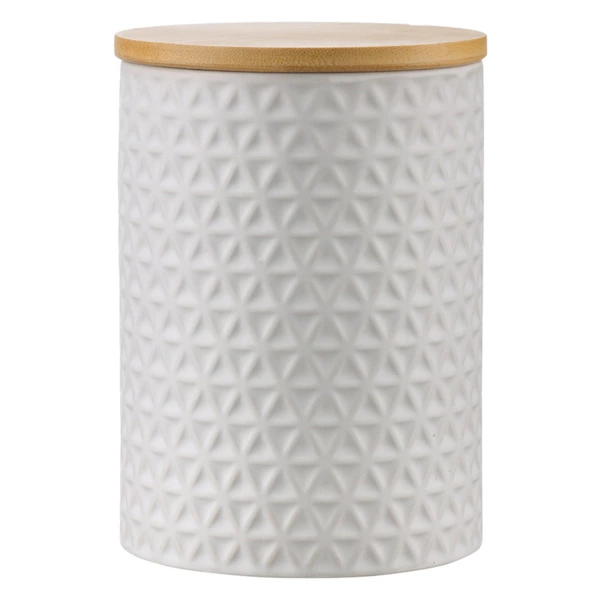 Банка для хранения Liberty Jones Farah 900 мл, белая, керамическая