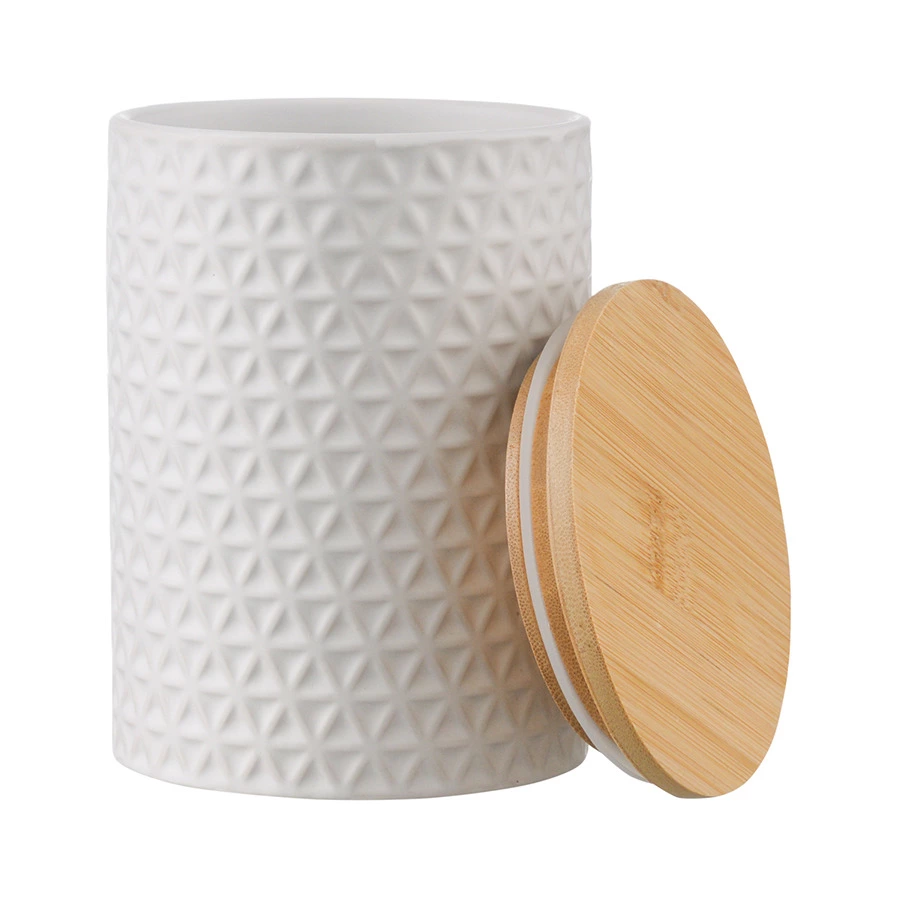 Банка для хранения Liberty Jones Farah 900 мл, белая, керамическая