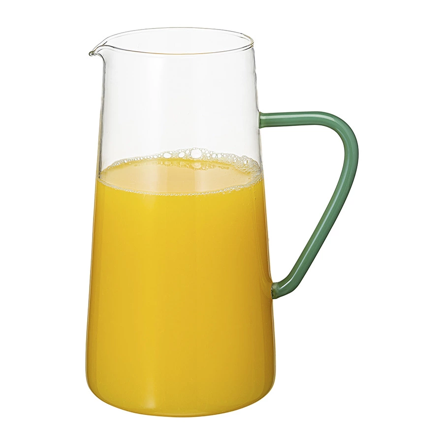 Кувшин Liberty Jones Orb 1,25 л, зелено-фиолетовый, стекло