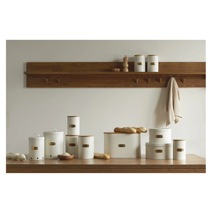 Банка для хранения кофе Smart Solutions Irmel 1,3 л, молочная, стальная