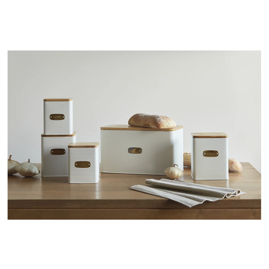 Банка для хранения муки Smart Solutions Irmel 3,2 л, молочная, стальная