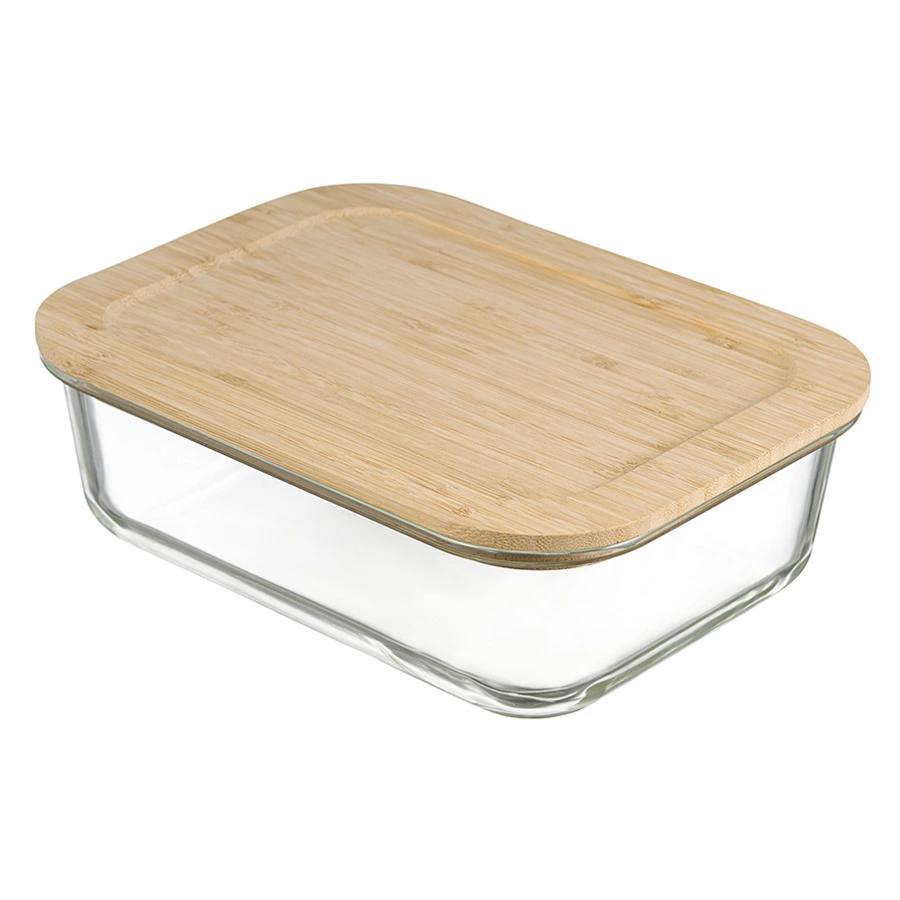 Контейнер для запекания и хранения с крышкой из бамбука Smart Solutions 1,52 л, стекло