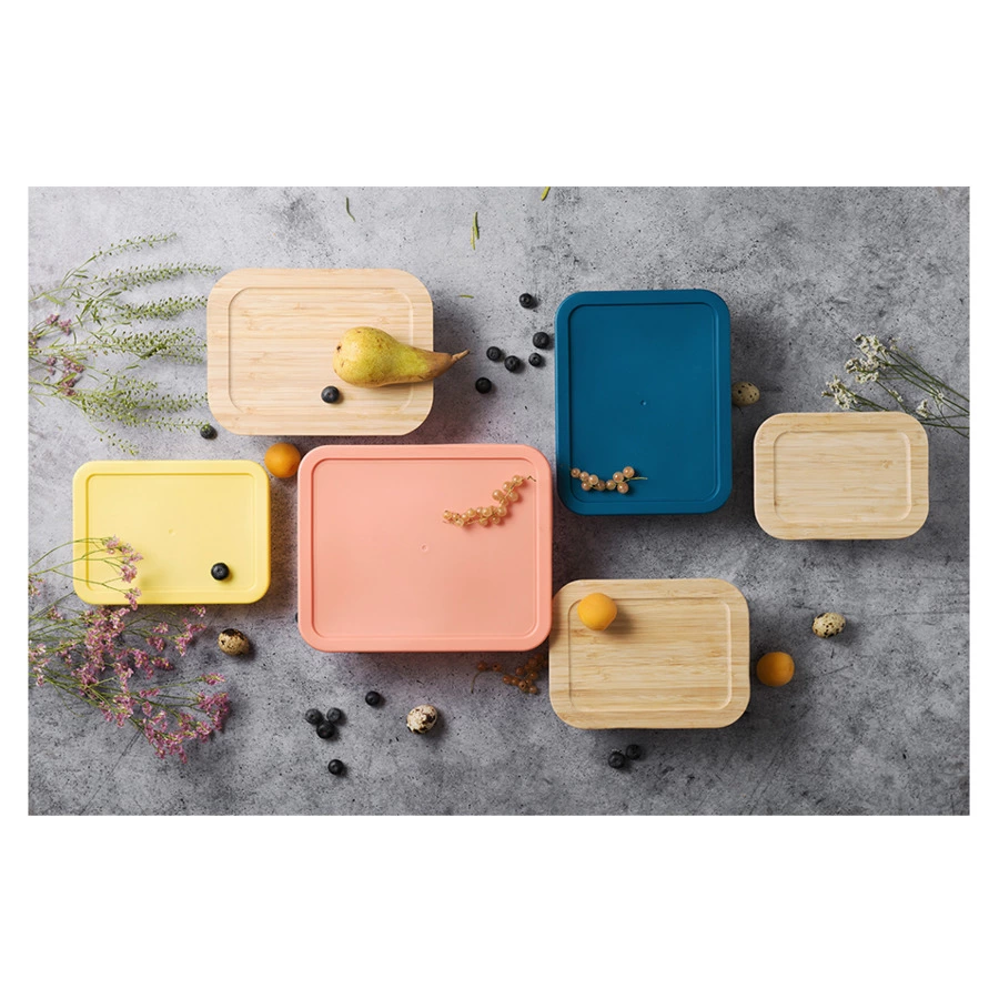 Контейнер для запекания и хранения с крышкой из бамбука Smart Solutions 1,52 л, стекло