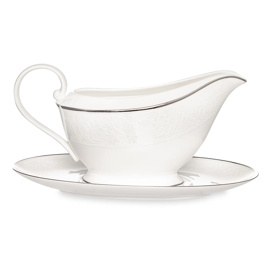 Соусник Narumi Рошель 560 мл, фарфор костяной