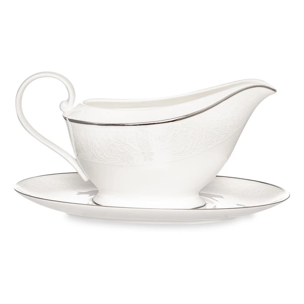 Соусник Narumi Рошель 560 мл, фарфор костяной